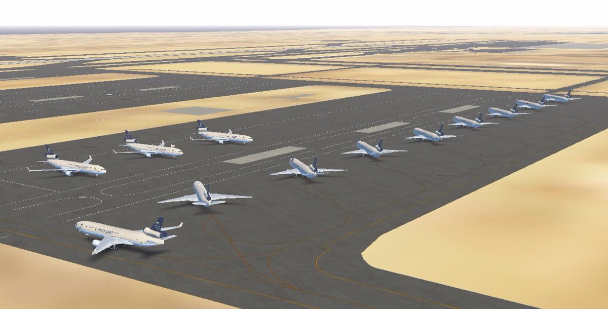 ifgc_pilots's tweet photo. We have just finished another gathering, and thank our members for their efforts during the last period for the success of these gatherings, IFGC ✈️ continues to achieve success | trip (OEDF) - (OEJN) MD-11F SAUDIA #infiniteflight #liveflightapp #saudia #cargo https://t.co/qcS1GcJtdJ