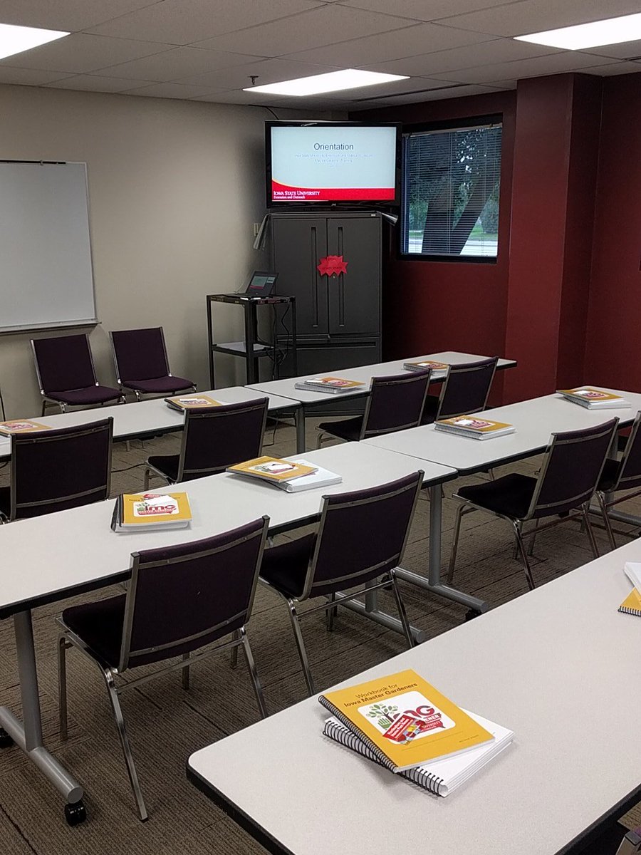 All ready for the first evening of #mastergardener training!