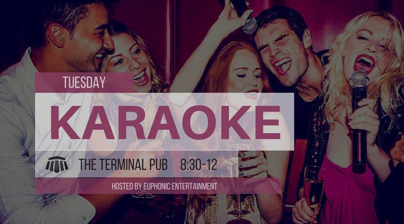 Karaoke Tuesday tonight with Euphonic Entertainment at The Terminal Pub.  Come on New West sing your hearts out while enjoying 4$ Craft House Lager!