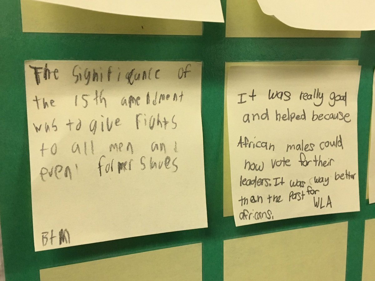 EastAiken's tweet image. What Stuck With You? Awesome closure activity/exit ticket happening in Mrs. Joehnk's 5th grade Social Studies class! #CheckingForUnderstanding #SocialStudiesRocks