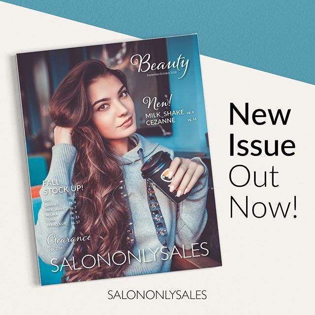 SalonOnlySales1's tweet photo. Our September/October issue is now available! 🍂 Get an exclusive peek at our fall stock up, new products, clearance items, equipment closeout, and more! Visit our link in bio to download your copy today. 📕 #SalonOnlySales⁣⁣

#milkshakeusa #m… https://t.co/bgVClcz7f1 https://t.co/FjNhVtHzfs