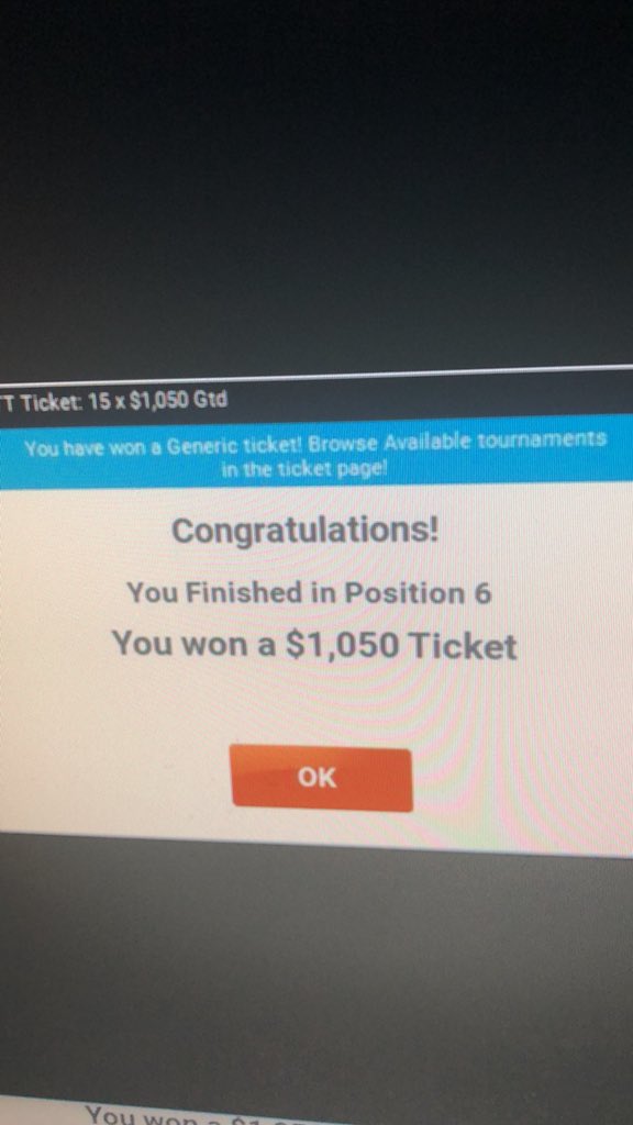 Pokerchunk's tweet photo. Nice finish to the day @brstaking @partypokerlive #POWERFEST #brstaking https://t.co/oA1TvJzfrF