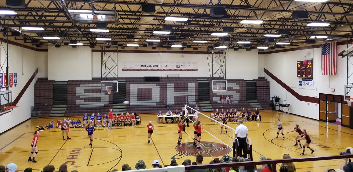 Chargers win game 0ne 25-18