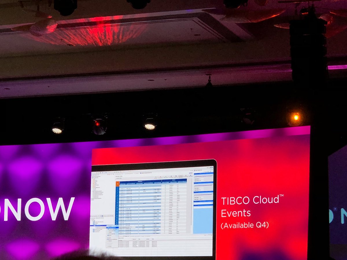 anshuldsharma's tweet image. @TIBCO #events available on cloud starting Q4..#TIBCONOW #eventprocessing