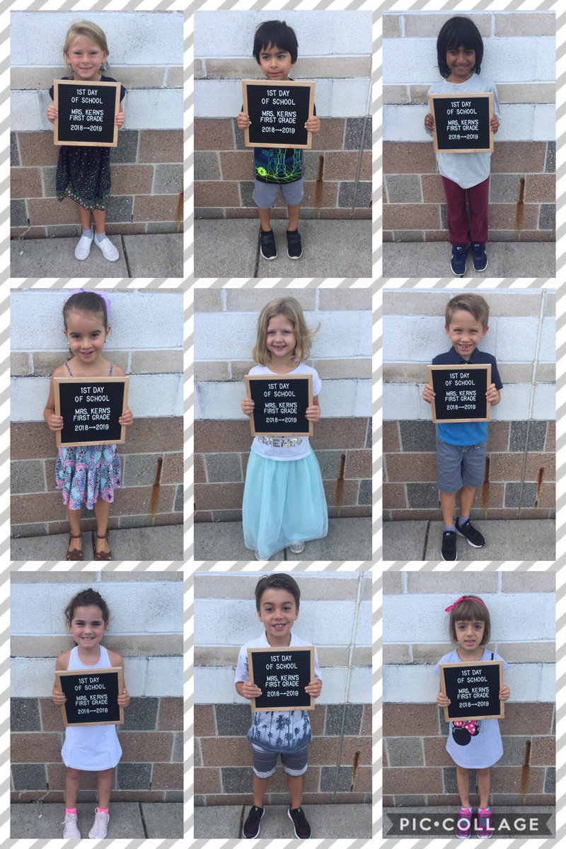 room7dk's tweet photo. First day of First Grade! https://t.co/mJKjnd7Zlu