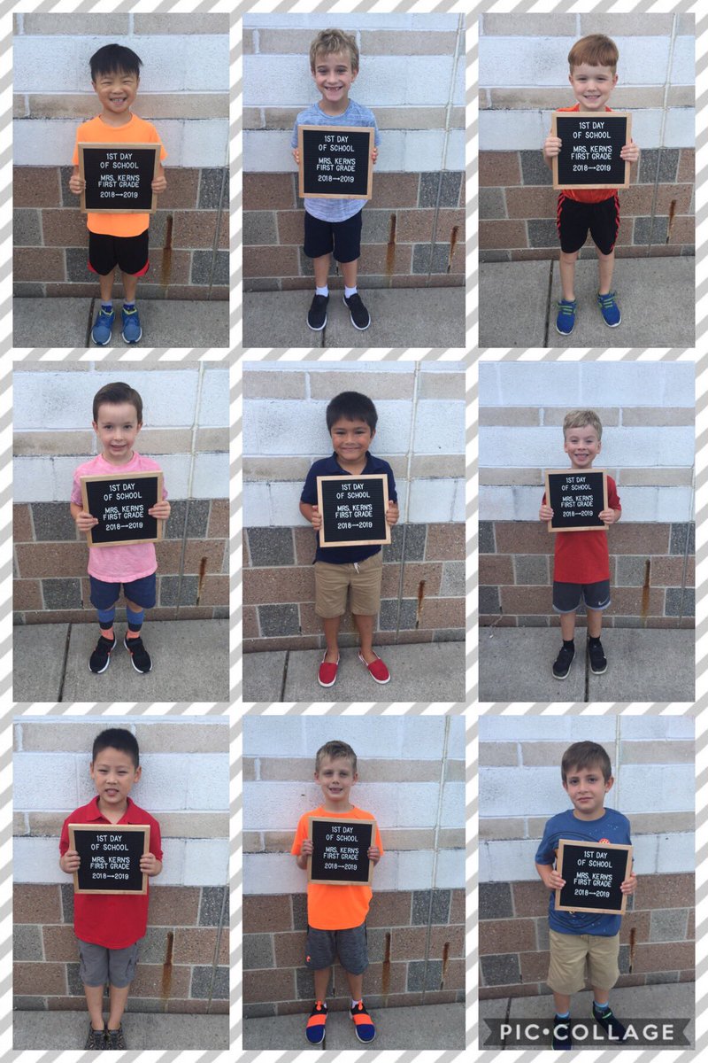 room7dk's tweet photo. First day of First Grade! https://t.co/mJKjnd7Zlu
