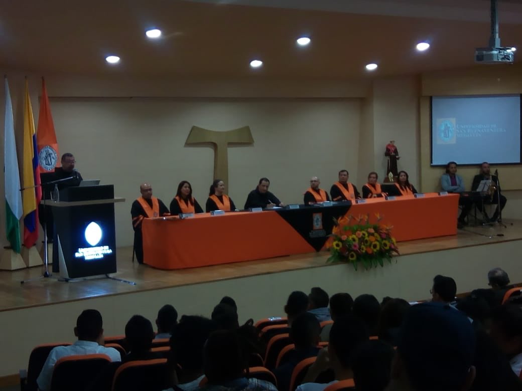USBmed's tweet photo. Se desarrolla la “Cátedra Abierta Inaugural”. Gracias a todos los asistentes por acompañarnos en este grato encuentro. #EventosUSBMed https://t.co/YlezWbkV9M