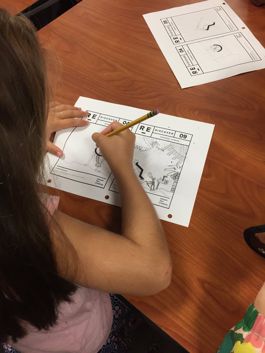 senorads2005's tweet photo. Love teaching Divergent Thinking Skills! It’s awesome when you see the results! #MESGiftedGuide #lovetothinkhere @MabletonES https://t.co/ZtmTJ3rUuW