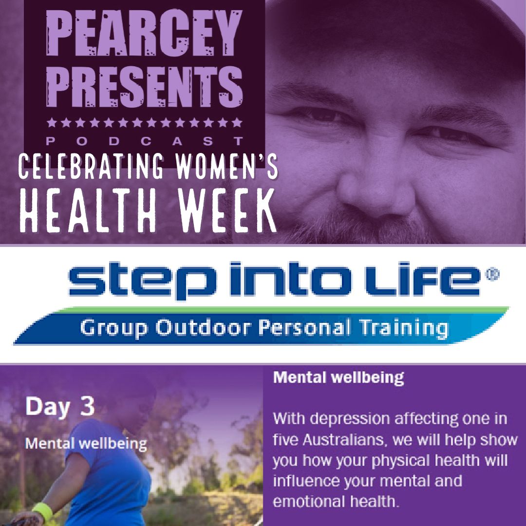 pearceypresents's tweet photo. In Celebration of Women's Health Week, we teamed up with Step Into Life NSW to present a very special edition of Pearcey Presents, featuring superstar guest Tanka Harrasser!

Click here to listen to our very special show.
https://t.co/BuKNAaQGhj

#womenshealthweek #stepintolife https://t.co/phFKY6jiIN