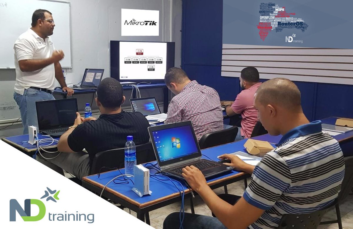 NDTrainingdr's tweet photo. Nuestro Primer Curso de Certificación Internacional Mikrotik, Módulo MTCNA, en Santo Domingo, Nuestro Trainer Nelson Lopez #MTCNA #Mikrotik #Nocturno #SantoDomingo #Network #Router, Gracias a Nuestros Patrocinadores @NETSUPPLYS @RMTechRD https://t.co/afPDubf2Fx