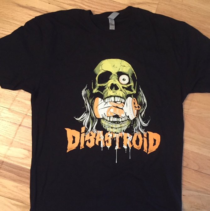 Hey, there’s new merch up on our store here! disastroid.bandcamp.com/merch

...including this very thirsty dude: