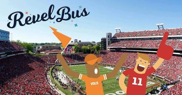 RevelBus's tweet image. Get your tix for 9/29 - Vols vs UGA! Get 'em while they're hot... and available! Revel Bus provides a roundtrip ride to Athens with free beer on the way to the game! See you on the bus! #ugapartybus #revelbus #godawgs bit.ly/2Q5XO9u ift.tt/1rtSGfg