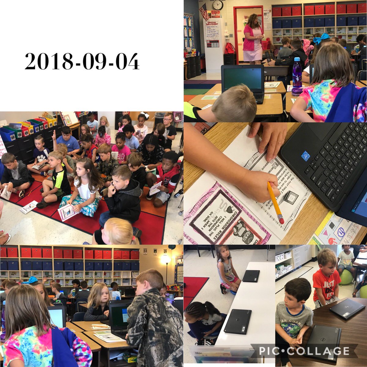 @swilliams206 I was so impressed by these first and second graders today as they practiced logging on to a Chromebook for the first time! #CardinalsFlyHigh #GAFE4Littles #edtech #loveSCschools #PersonalizedLearning