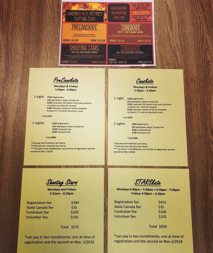 HanoverSkating's tweet photo. Registration time is this Thursday evening. Time to get winter started 😀⛸. #skating #TownofHanover https://t.co/dJZwRIJw7j