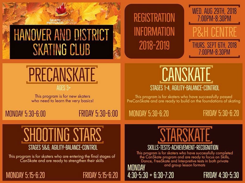 HanoverSkating's tweet photo. Registration time is this Thursday evening. Time to get winter started 😀⛸. #skating #TownofHanover https://t.co/dJZwRIJw7j