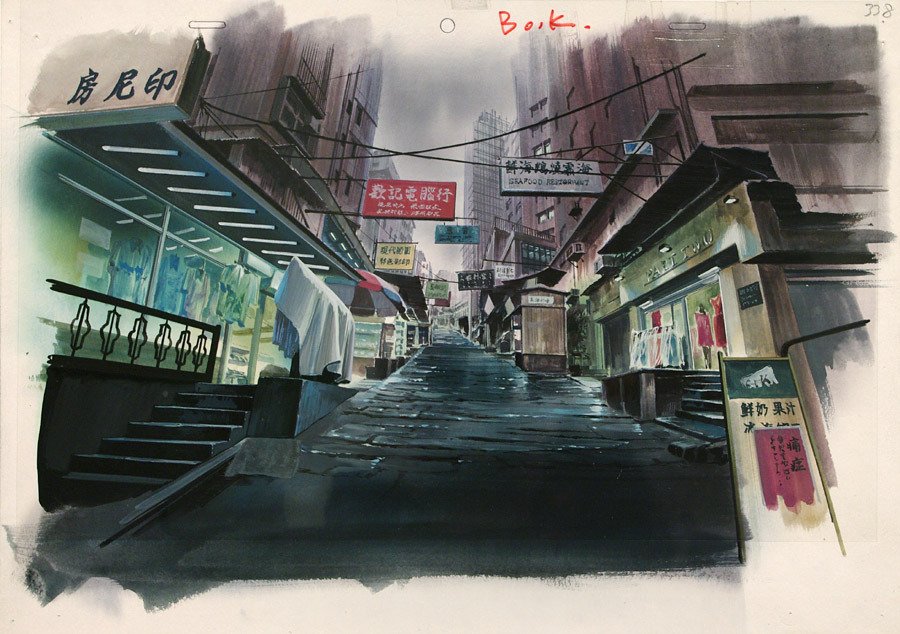 K E A Hiromasa Ogura Background Design For Ghost In The Shell 小倉宏昌 T Co 4qraossh4p Twitter