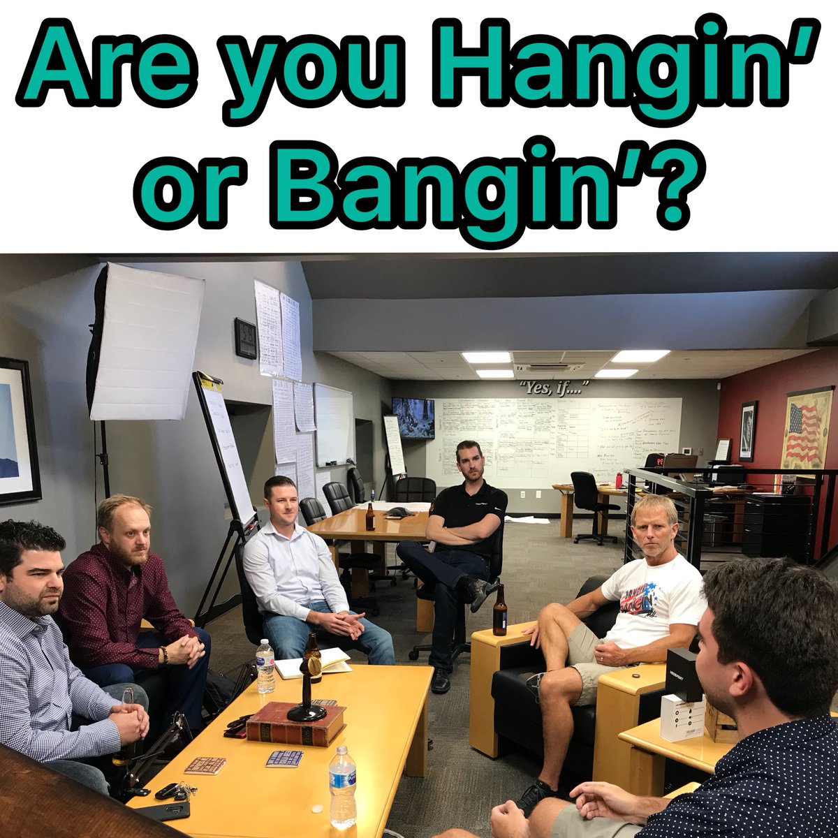 themarkhaney's tweet photo. It may be called Hangin’ with Haney, but we are certainly not hangin’. Everyone came to be at their best at their best opportunity, which is what we like to call Bangin’! 

#entrepreneur #Sacramento #teamwork #Mindset #markhaney https://t.co/cC8liupBYu