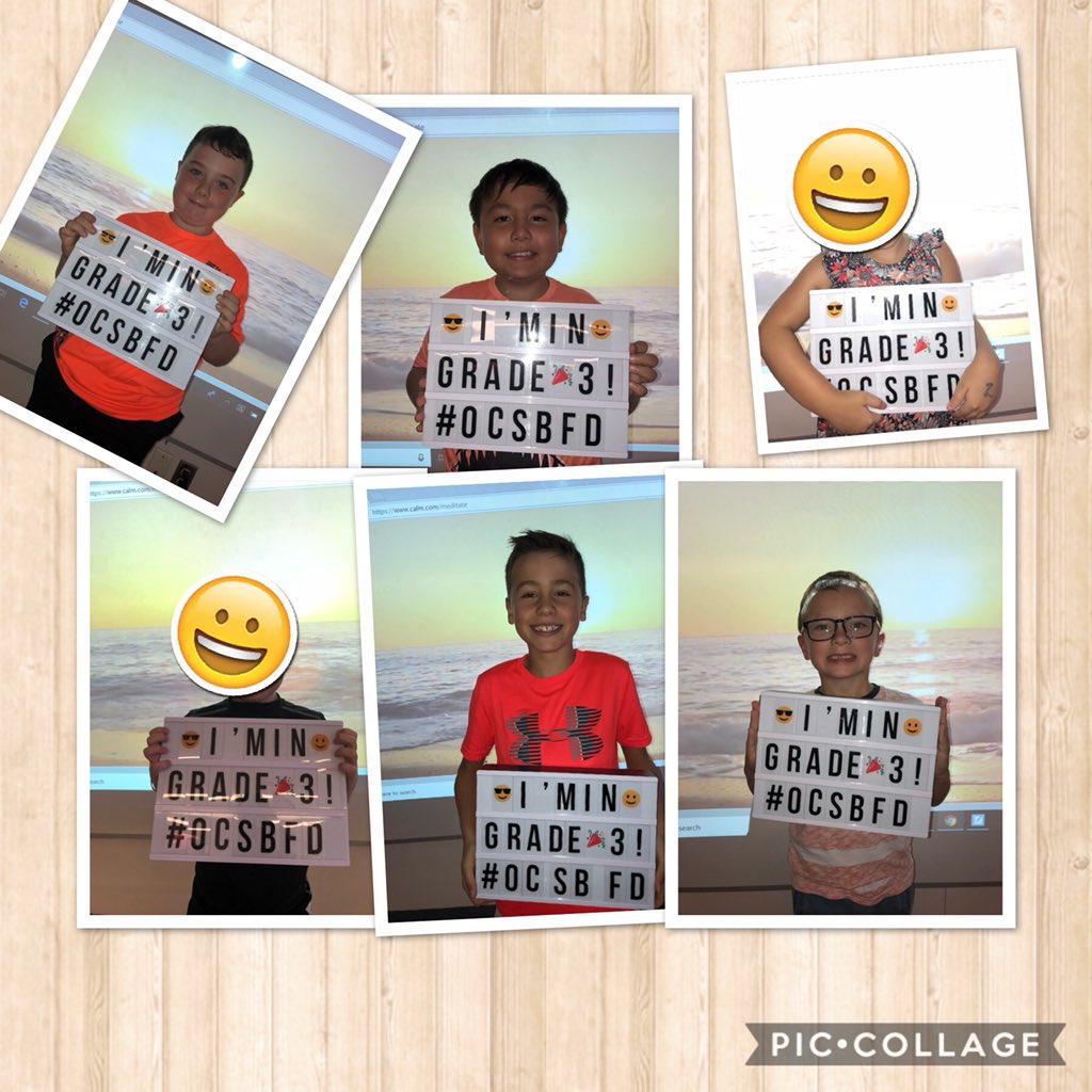 MrsMacSEAS's tweet photo. Third grade already, can you believe it?! I’m feeling like one lucky (and 😴) teacher tonight. I’m so excited to work with all these awesome kiddos this year! #oscbfirstday #ntip @EASetonOCSB https://t.co/j504WIpoxG
