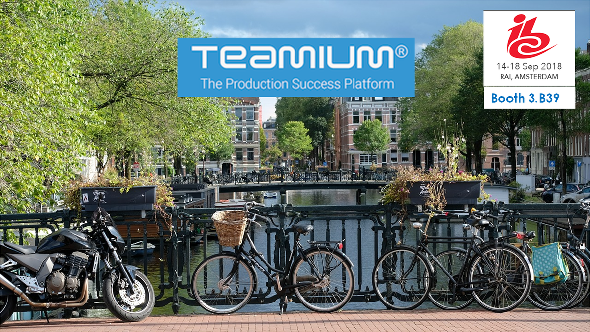 Teamium_io's tweet photo. We are thrilled to unveil our next gen production management platform at IBC 2018. For more information, please visit us at booth 3.B39 or schedule a meeting with us at https://t.co/rbPhLUlVyr . #teamium #teamium_io #prodcutionmanagement https://t.co/8AKCJioPhw