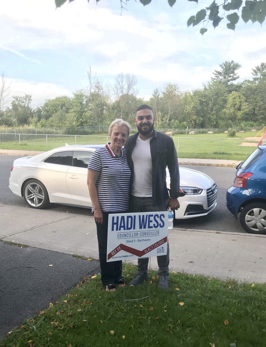 HadiWess's tweet photo. Always nice to receive photos of support from the neighbours of #Barrhaven. Be part of the movement today and join #TeamWess !
#MyBarrhaven #OttVote #OttCity #OttPoli #Wess4Barrhaven https://t.co/oC06jhUaFL