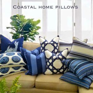 #pillows #homedecor #coastal pillows #designerpillows