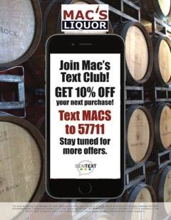 Macsliquor's tweet photo. Don't forget to join this club with Mac's Liquor. #beer  #wine #liquor #textclub Start saving ASAP. @1500ESPN , @WCCO @fox9kmsp @LeahBenoFox9 @esmemurphy https://t.co/BqujI8bqkp