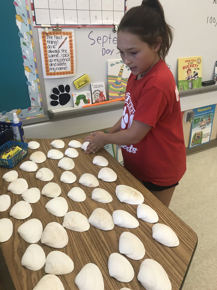 HengstMrs's tweet photo. We have spent the first week of school getting acclimated and talking about the importance of “Bucket-Filling”. After several bucket- filling activities and read-alouds, we began painting our seashells with positive words and pictures to fill our class bucket! https://t.co/qrjYDjvppw