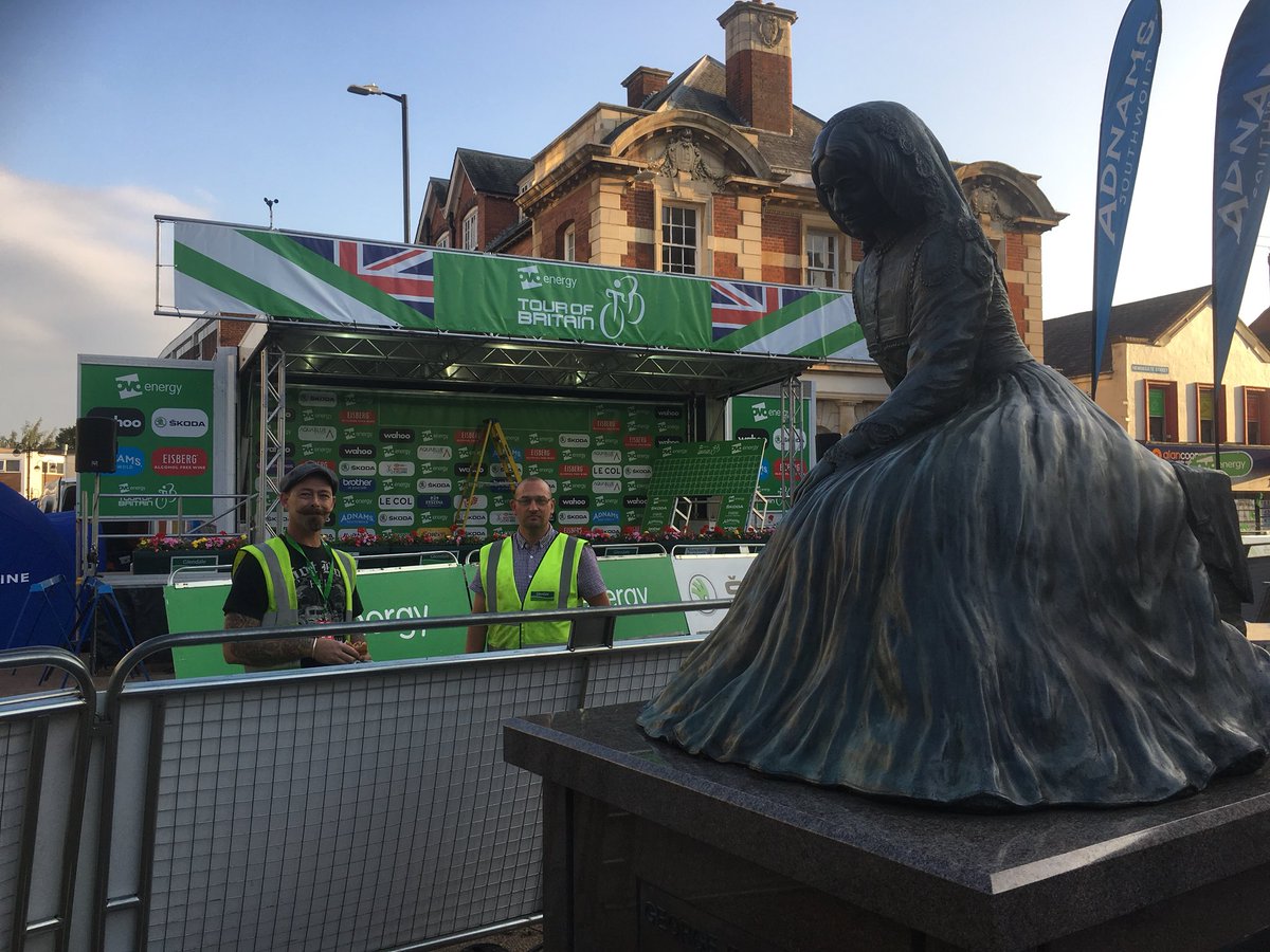 NBBCouncil's tweet photo. Don’t forget our regular Wednesday street market is on in #Nuneaton alongside the other big event! #OvoTOB #NuneatonTOB #spectatorstage https://t.co/UqcmyiAXqD