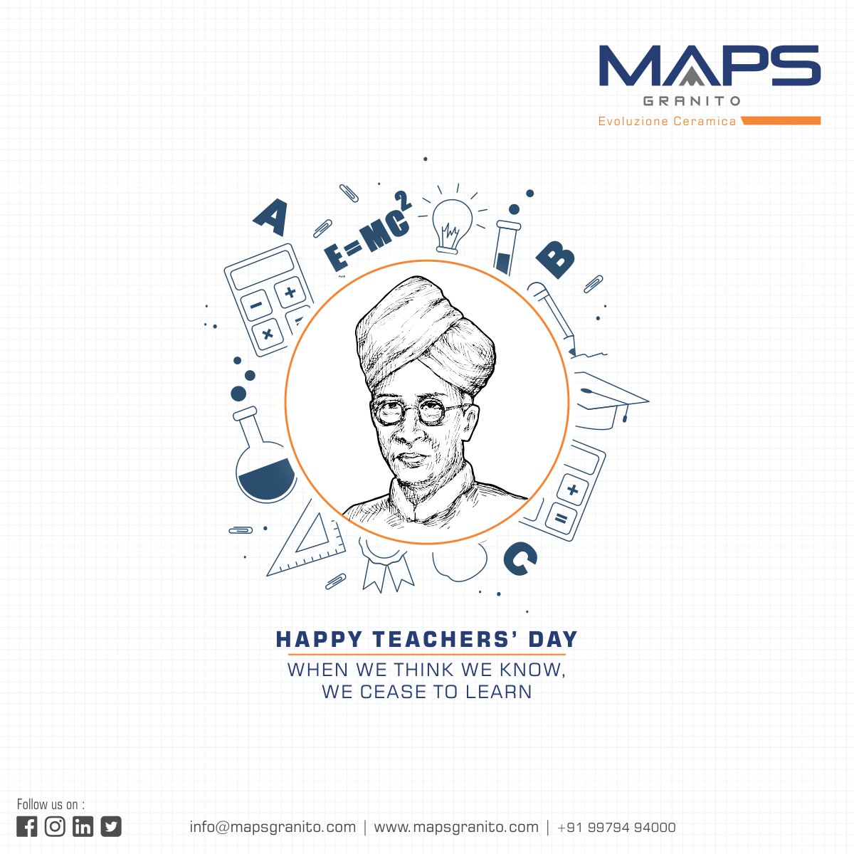 MapsGranito's tweet photo. HAPPY TEACHERS' DAY
when we think we know
we cease to learn
#happyteachersday #mapsgranito #mapstiles
https://t.co/RMOu3T3Ink https://t.co/RUj4cOlbJO