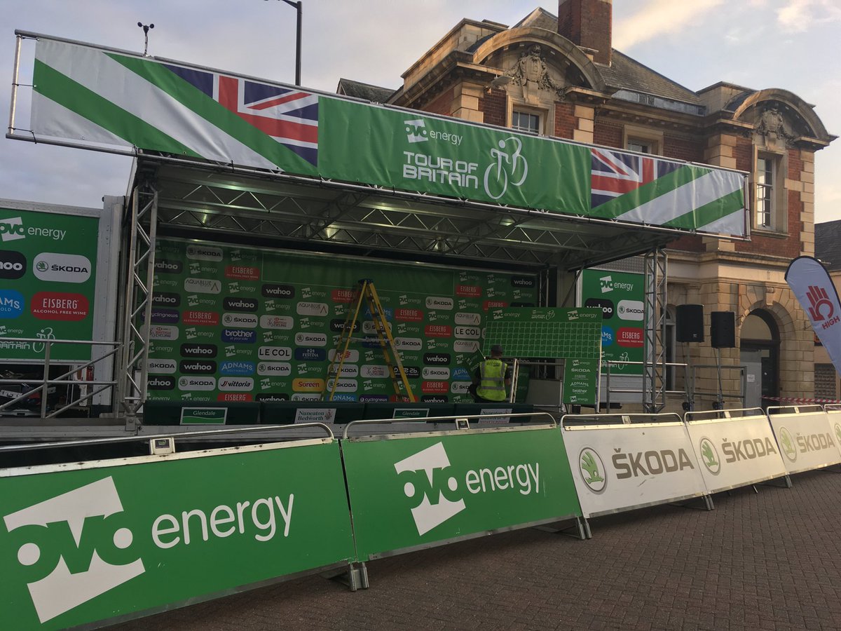 BBCCWR's tweet photo. The #OVOTOB comes to Warwickshire today #NuneatonTOB https://t.co/Rqiots5YEy