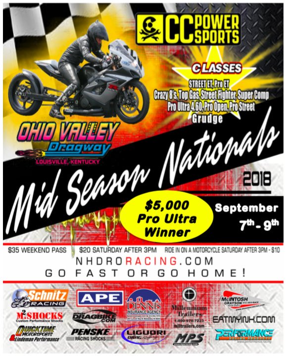 Ohio Valley Dragway (OVDragway) Twitter