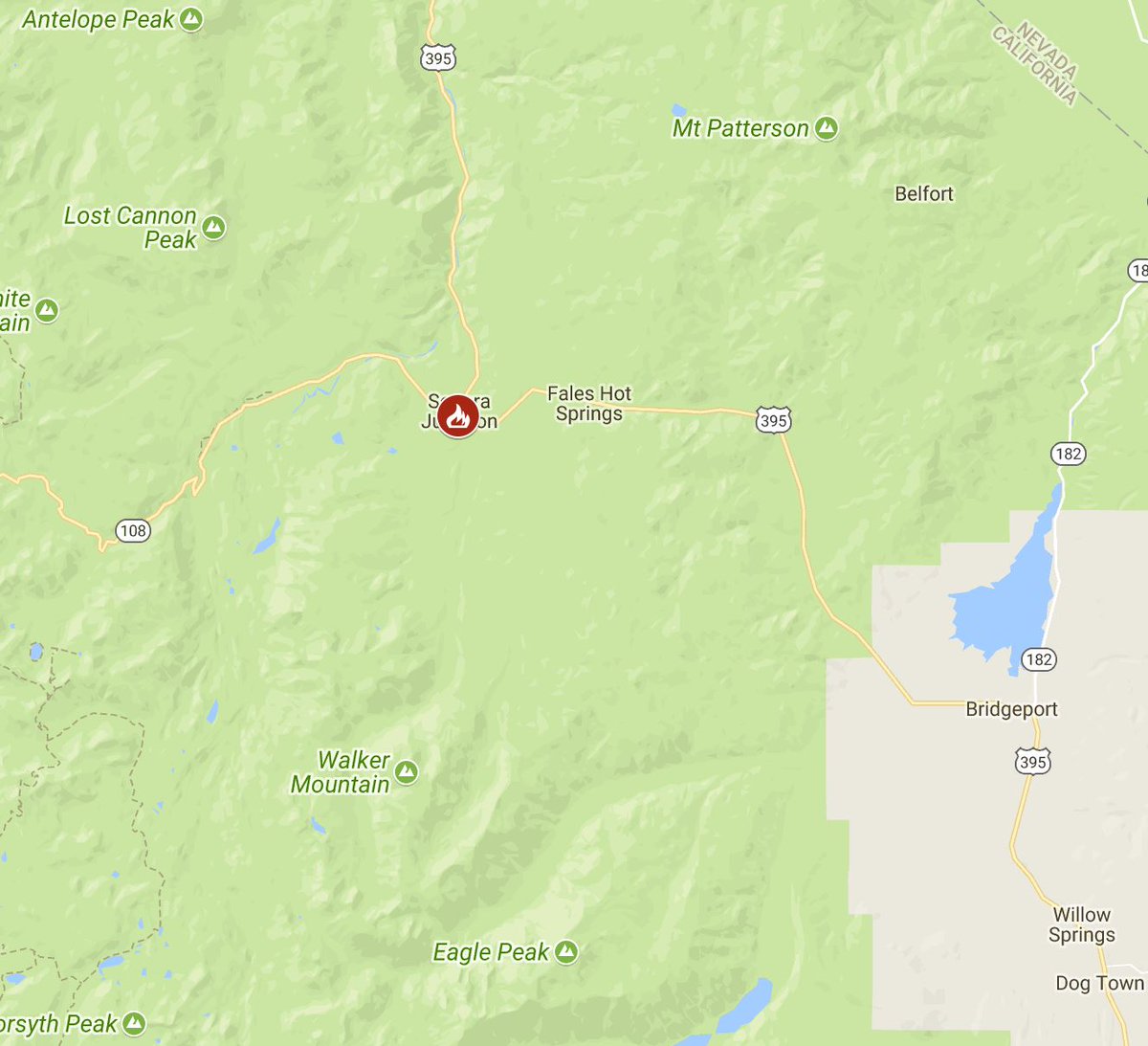 CAL_FIRE's tweet image. CAL FIRE is assisting @HumboldtToiyabe with a fire off Hwy 395 &amp;amp; Hwy 108, Sonora Junction (Mono County). #BootFire facebook.com/HumboldtToiyab…