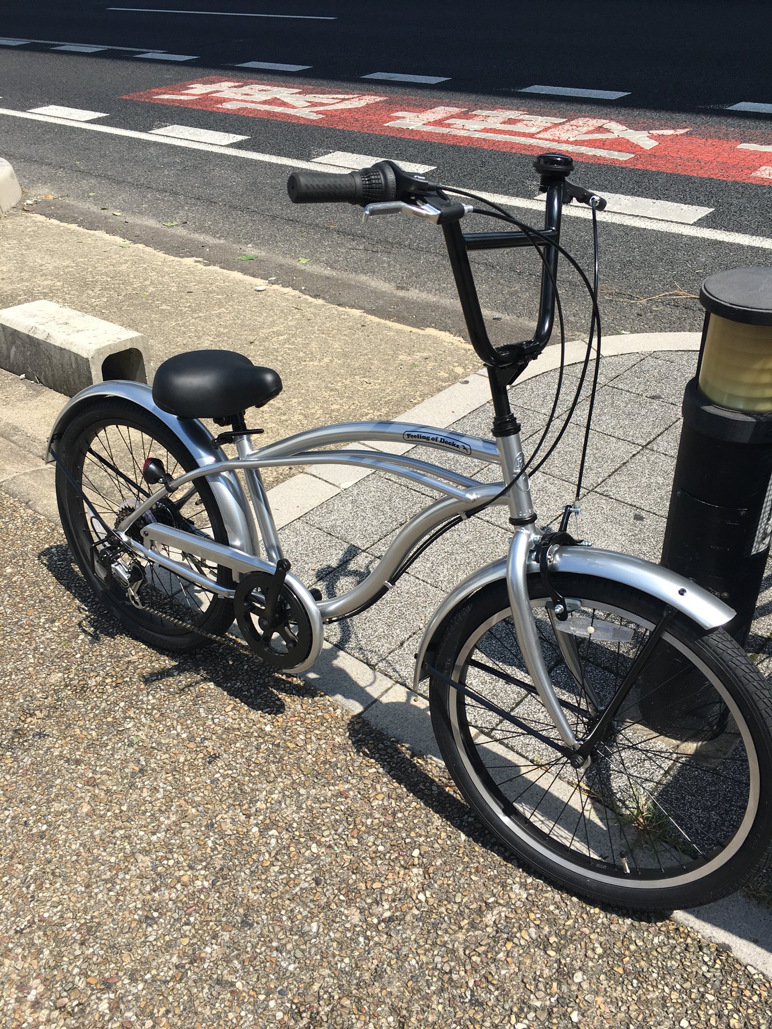 ビーチクルーザー シルバー