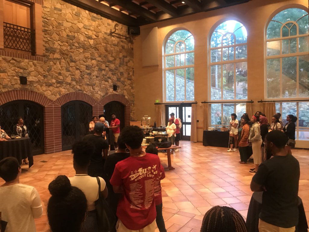 AdvisorTrejo's tweet photo. Wonderful series of Welcome Receptions for our Asian Pacific, African American, and Latinx Communities! Also enjoyed attending our Fraternity and Sorority Ice Cream Social! #DUGetInvolved https://t.co/TRWM7whNMs