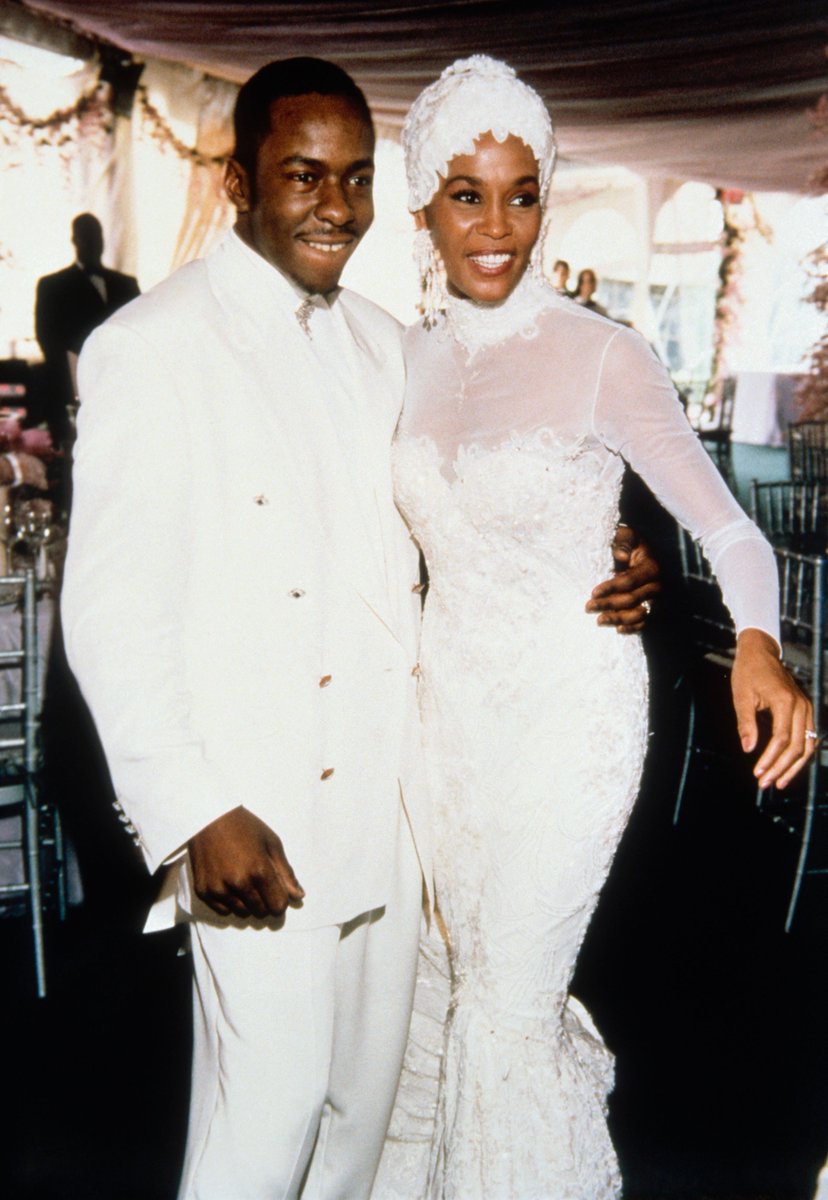 Which Whitney Houston and Bobby Brown wore it better? The real couple, Yaya  DaCosta \u0026 Arlen Escarpeta, or Gabrielle Dennis \u0026 Woody McClain?  #TheBobbyBrownStory, image size:828x1200