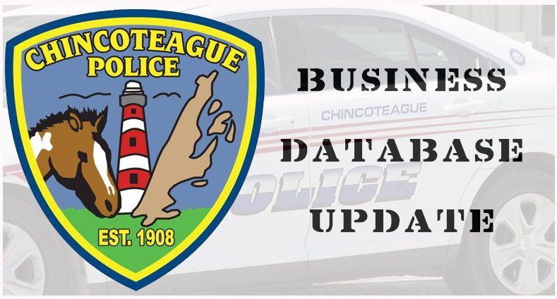 August arrest report posted and details about the 14th Annual Chincoteague Police Poker Run/Auction/Block Party happening this Saturday can be found at ift.tt/2q5dy1a ift.tt/2q5dy1a