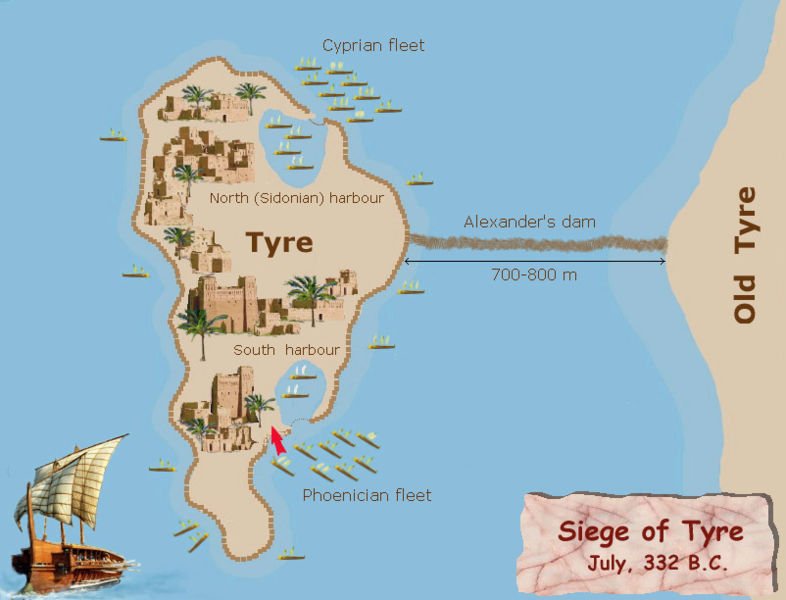 81) Can you imagine? They didn't have much land... mainly coastal land. In fact, nearly all major powers in antiquity operated from a city, not a large swath of land, hence the term City-State.But Phoenicia was different. Their City-state(s) were always surrounded by water.