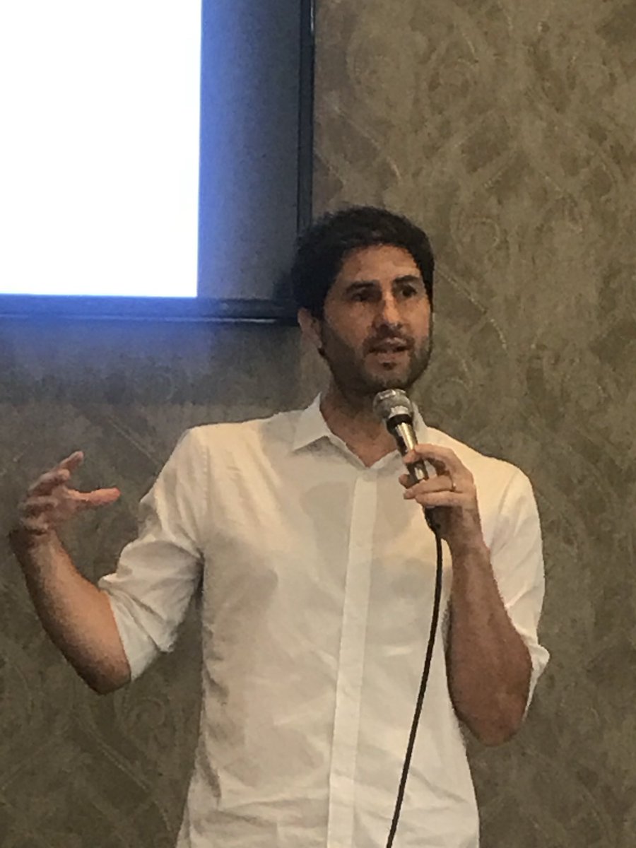 deblel's tweet photo. “All art really is...is a bridge to conversation.” Matt de la Peña 2018.  Great presentation. TAMU Conference to Explore Diversity in Literacy. @mattdelapena https://t.co/ReHMnIpjxD
