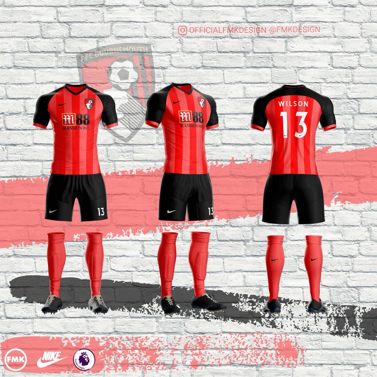 fmkdesign's tweet photo. EPL Concept - Bournemouth
.
.
@afcbournemouth @AFCBCommunity @AFCB_Academy @AFCBournehub @davidwcordell @_spormerkezi_ @lewiscook_ @IAmJermainDefoe
.
.
#afcbournemouth #afcb #bournemouth #epl #PremierLeague #football #kits #kitdesign #kitcreation #concept https://t.co/fWkGPMyOg2