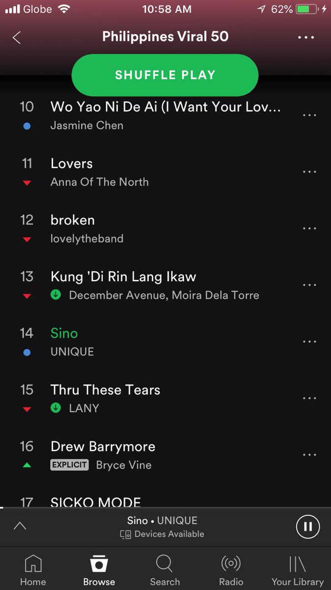 keancipriano's tweet photo. 3 songs in The Grandma Album made it to the @spotify Philippines Viral 50.
SINO - #14
MIDNIGHT SKY - #33
OZONE - #47
Thanks for the Support!
#UNIQUEGrandma
#OCrecords
#adjustyourfrequency https://t.co/Hnq6BjhW0v