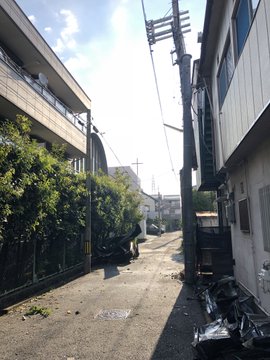 関西電力による 台風で折れた電柱の処置がまるで骨折の応急処置だった Togetter