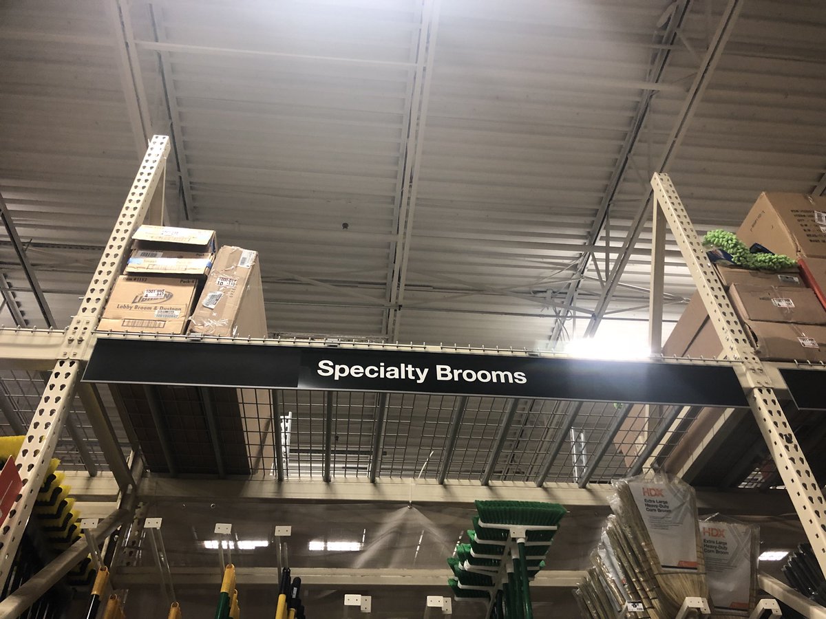 Some more before and after pics of the cleaning aisle. Thanks to Chris and the freight team for their assistance. 1775 overhead organization!