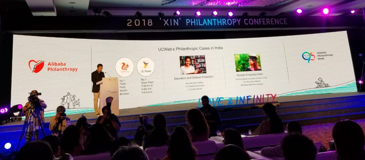 VandanaSsingh's tweet image. Alibaba Foundation &amp;amp; #UCWeb &quot;Global  XIN Philanthropy Conference 2018&quot; on education, child protection and women&apos;s empowerment !!

Panel : Gul Panag @GulPanag , Bollywood actress Kangna Ranaut, DCW chief @SwatiJaiHind &amp;amp; BJP spokesperson Shaina NC 

 #LoveAndInfinity