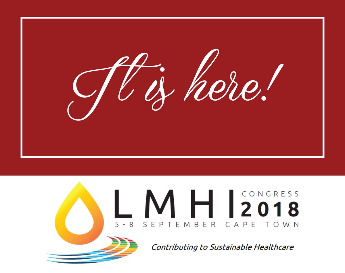 Finally, the 73rd LMHI 2018 Congress is here! 

Let the learning begin...

#LMHI2018 #LIGA #CTICC