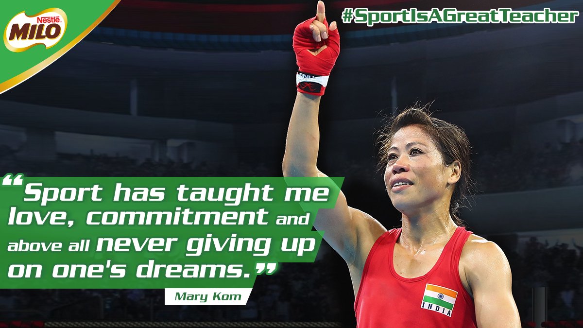 NestleMILOIndia's tweet photo. Like @MangteC, tell us what Sport taught you and get a chance to win exciting gift vouchers this Teachers’ Day! #SportIsAGreatTeacher #NestleMILO #HappyTeachersDay. T&amp;C apply. https://t.co/xoQUPX6ae6