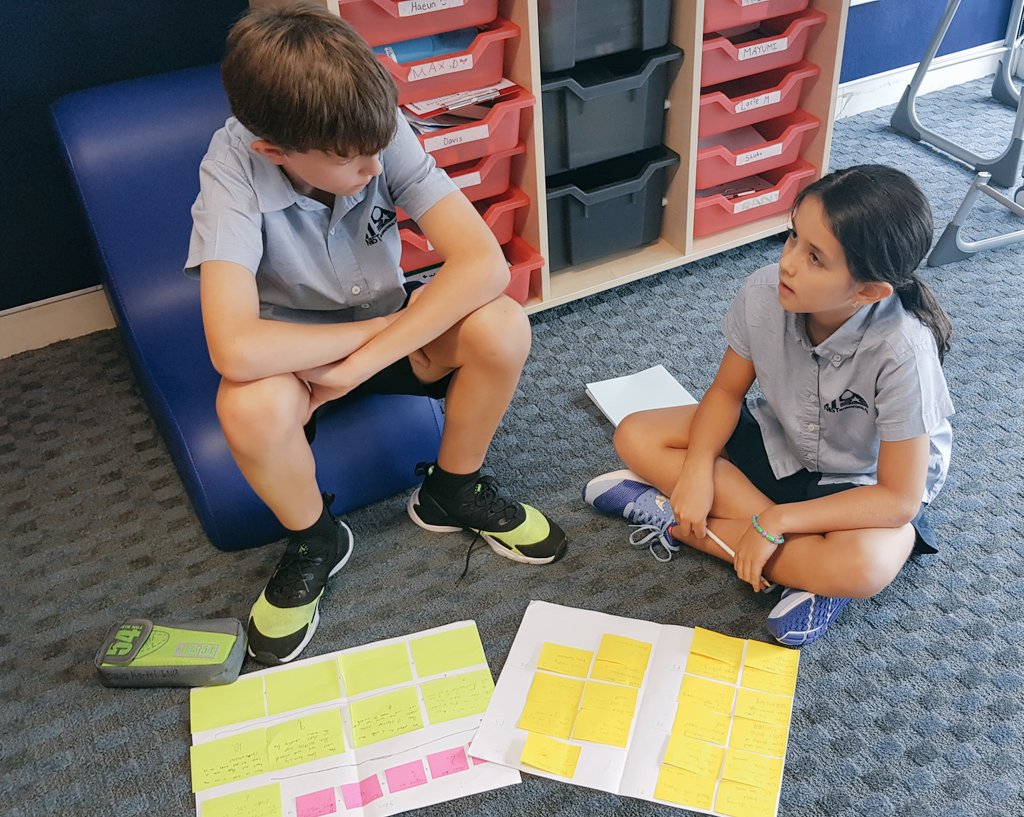 bourgeois1's tweet photo. Sharing our #plot development ideas. #6NB learn from each other. #NISTis learners doing most of the talking! https://t.co/RQAgbOXK9J