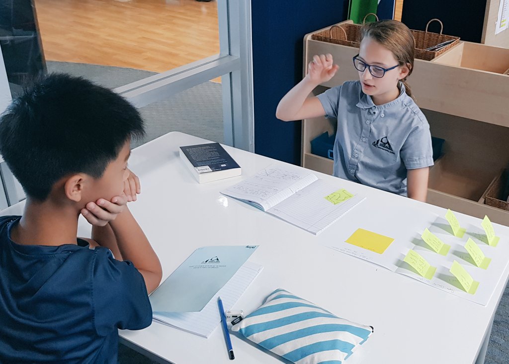 bourgeois1's tweet photo. Sharing our #plot development ideas. #6NB learn from each other. #NISTis learners doing most of the talking! https://t.co/RQAgbOXK9J