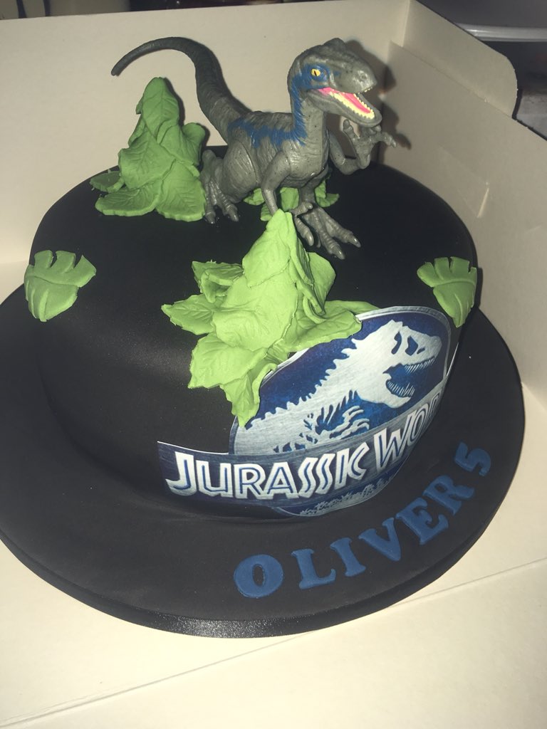 Miss Groves Prattprattpratt My Son S Awesome 5th Birthday Cake His Whole Birthday Was Very Much Jurassic World Otientated