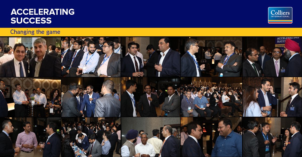 colliers_ind's tweet photo. Our clients created a memorable experience by being a part of our #acceleratingsuccess celebrations at Gurugram. 
#clientnetworking #eveningtoremember #gamechangingsolutionprovider https://t.co/JGyqnZiUKu