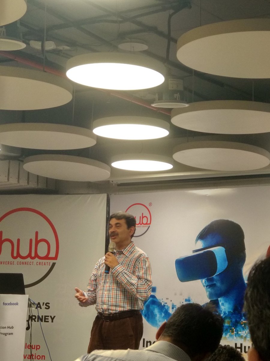 deepabmanian's tweet photo. At the demo day @THubHyd #BuildForTomorrow #facebook #startuptoscale #innovationhubindia @jayesh_ranjan @malaxmigroup @facebook @nanditasethi1 https://t.co/EK5lE1nnmv